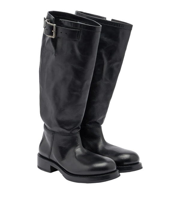 Balenciaga Leather biker boots