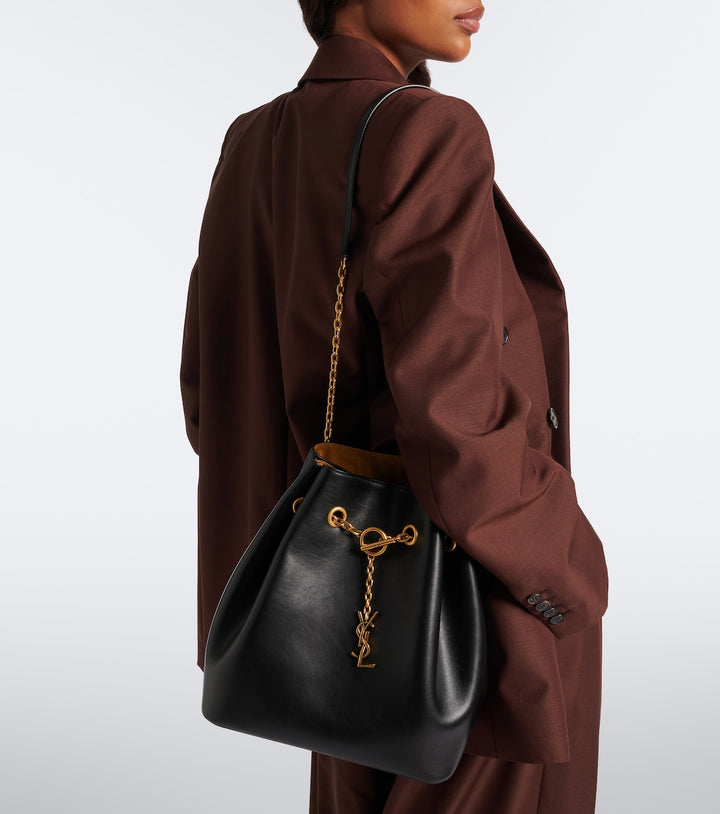 Saint Laurent Le Sailor Small leather bucket bag