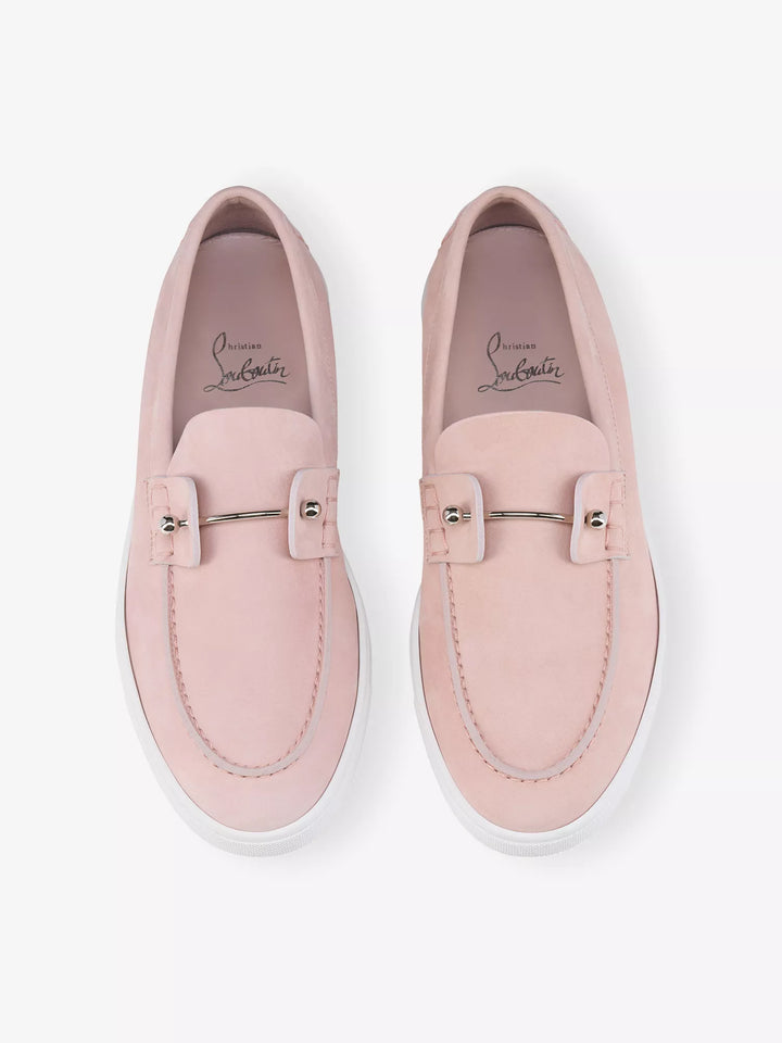 Christian Louboutin Chambeliboat Leather Boat Shoes