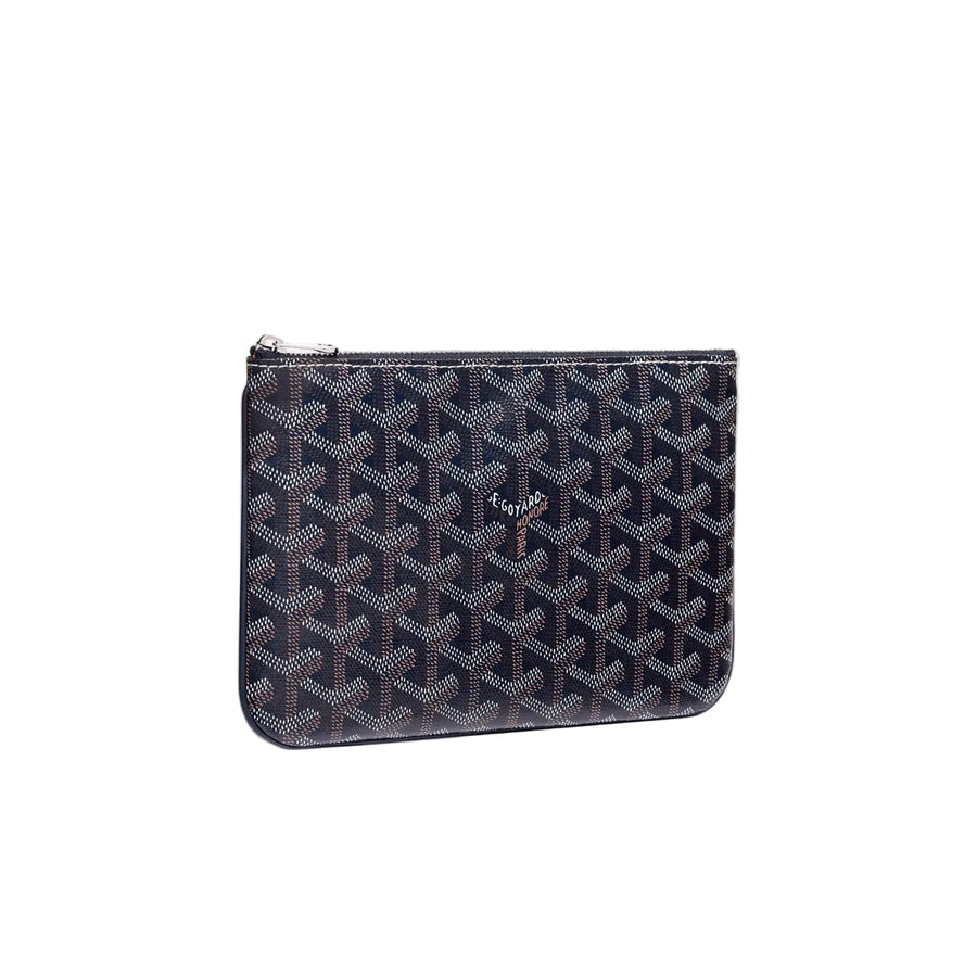 Goyard Sénat PM Navy Blue Pouch