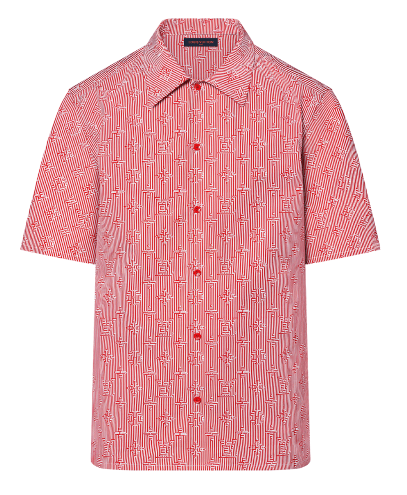 Camisa de manga corta regular Louis Vuitton Signature