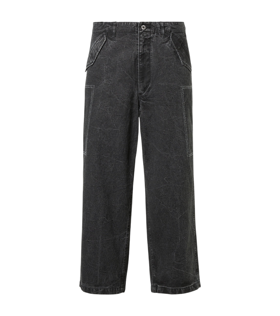 A.Presse M51 Custom wide-leg jeans