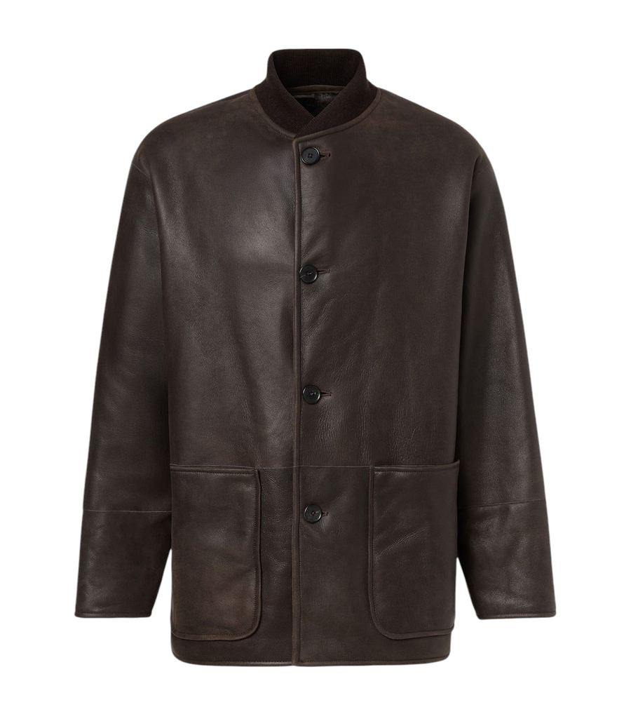 A.Presse Shearling-lined jacket