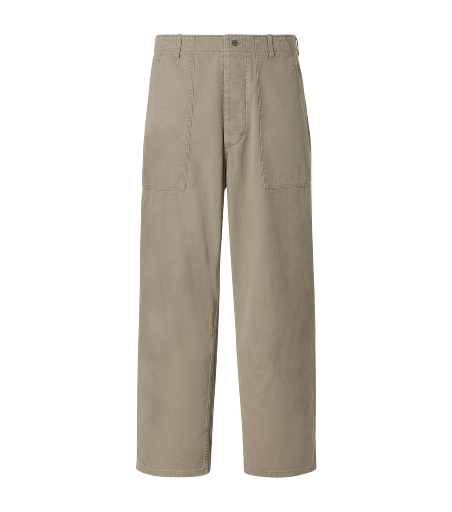 A.Presse Vintage cotton straight pants
