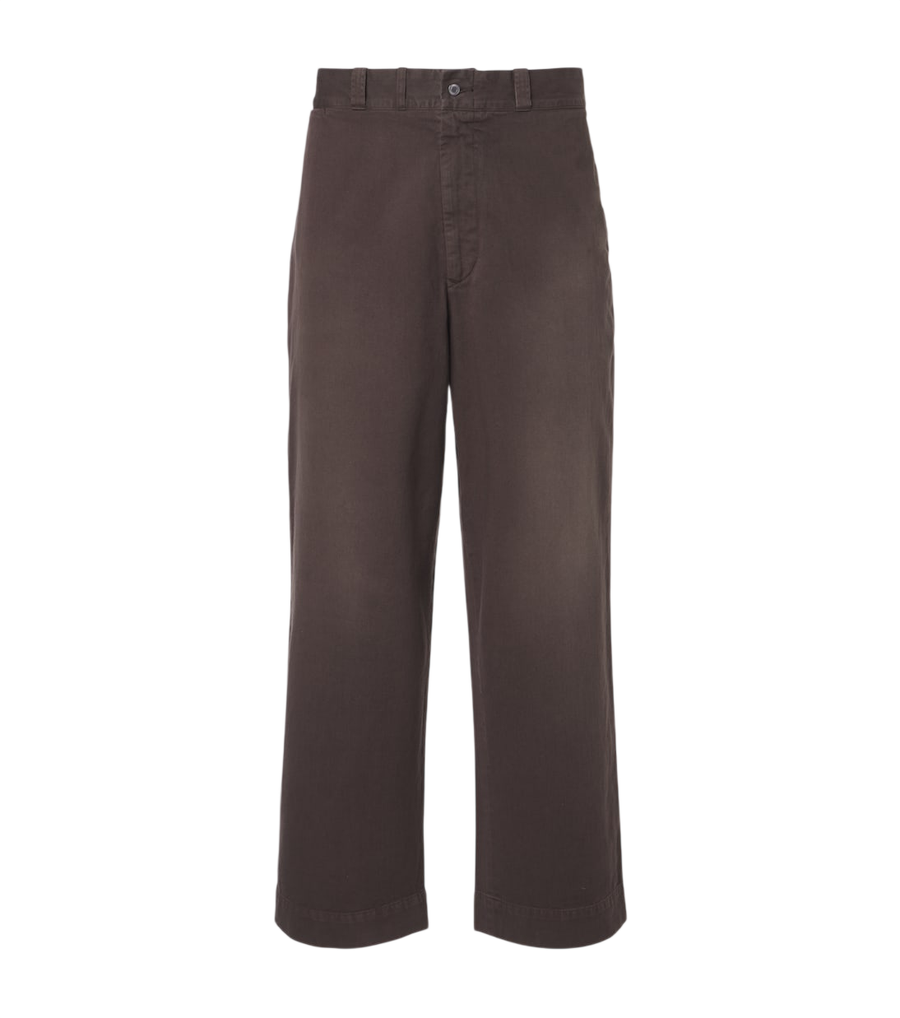 A.Presse Vintage cotton wide-leg pants