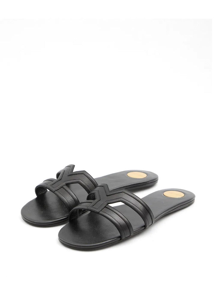 Saint Laurent Mabrouka Double-Strap Sandals