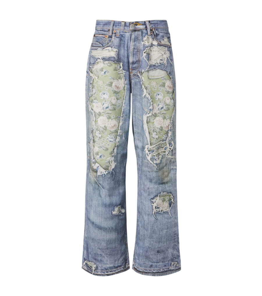 Acne Studios 1981 trompe l’œil wide-leg jeans