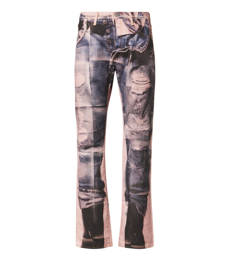 Acne Studios 1996M trompe l'œil straight jeans