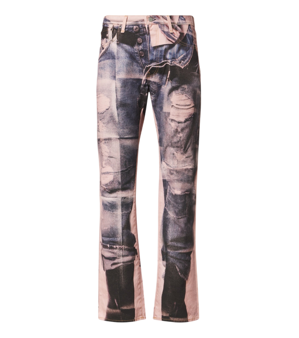 Acne Studios 1996M trompe l'œil straight jeans