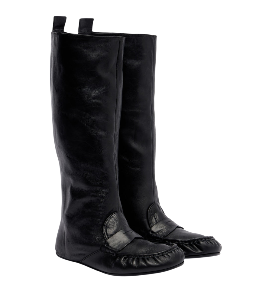 Acne Studios Bojan leather knee-high boots