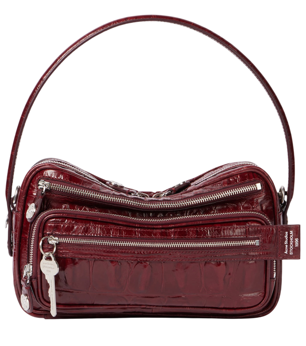 Acne Studios Camero croc-effect leather shoulder bag