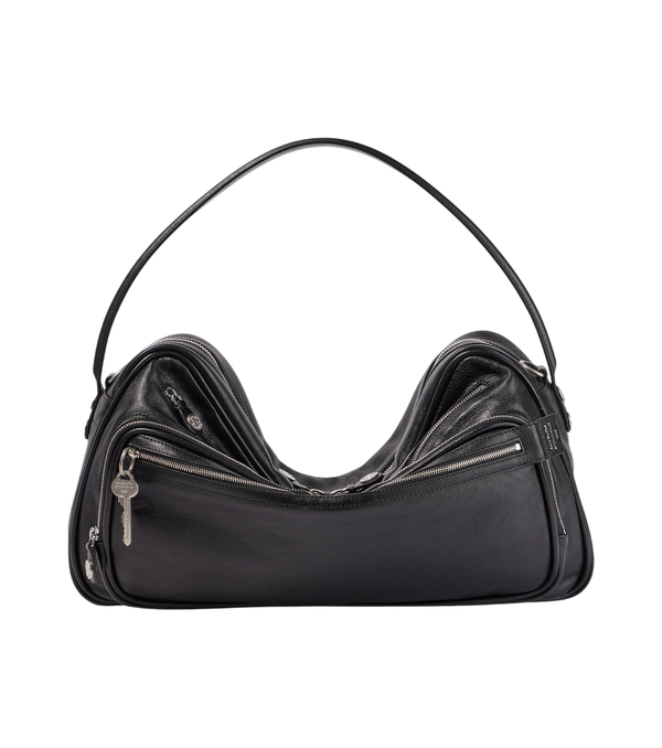 Acne Studios Mala de ombro em couro Camero