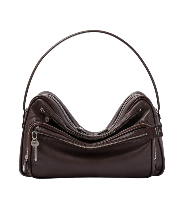 Acne Studios Mala de ombro em couro Camero
