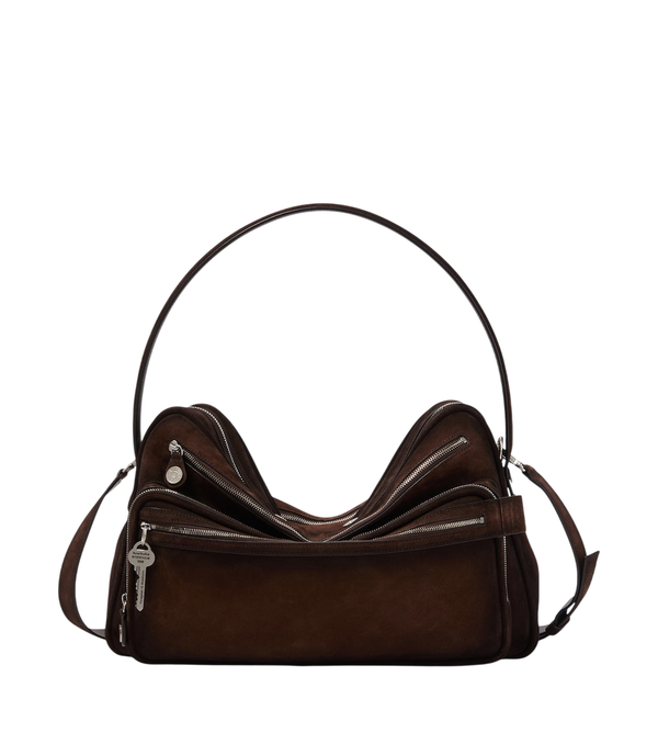 Mala de ombro em camurça Acne Studios Camero