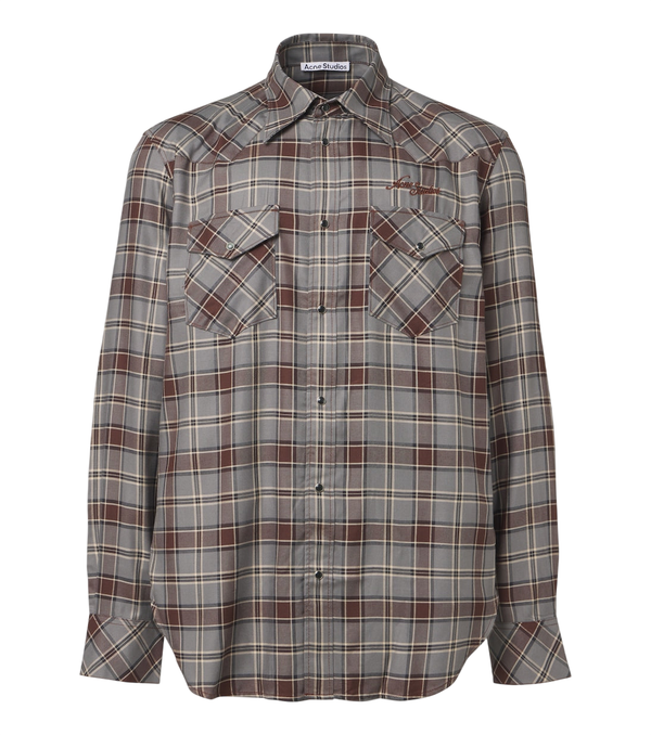 Acne Studios Checked flannel shirt