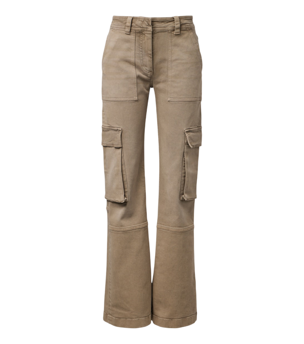 Acne Studios Calça cargo em sarja de algodão