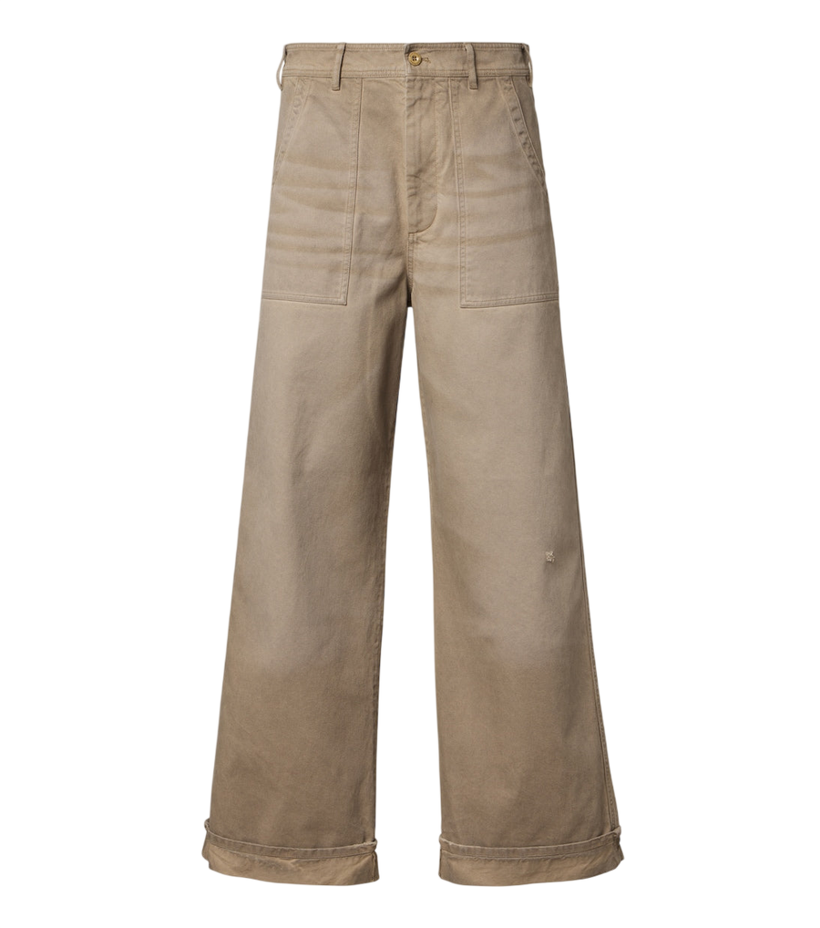 Acne Studios Cotton twill wide-leg pants