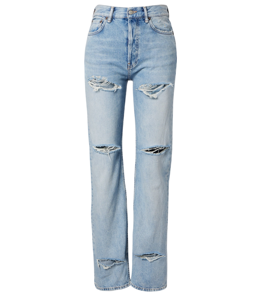 Jeans rectos desgastados de Acne Studios