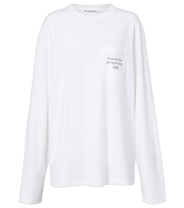 Acne Studios T-shirt Edden oversized em mistura de algodão