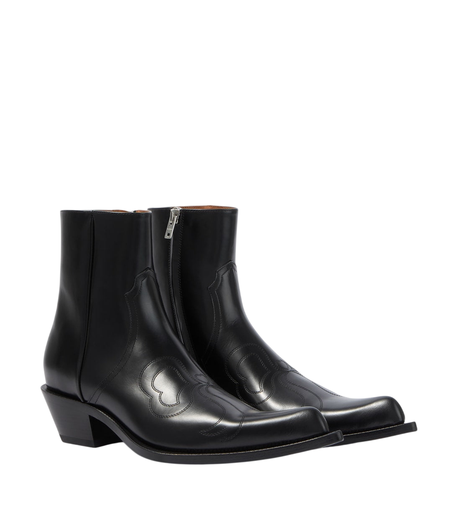 Acne Studios Leather cowboy boots
