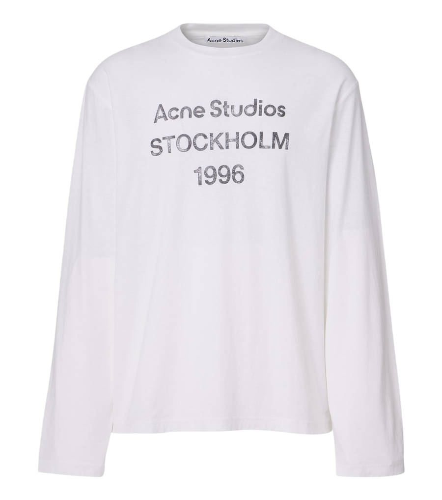 Acne Studios Logo cotton-blend jersey T-shirt