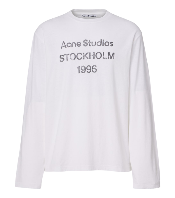Acne Studios Logo cotton-blend jersey T-shirt