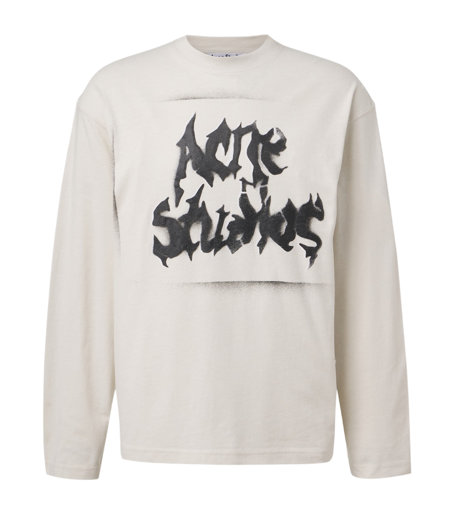 Acne Studios Logo cotton-blend jersey T-shirt
