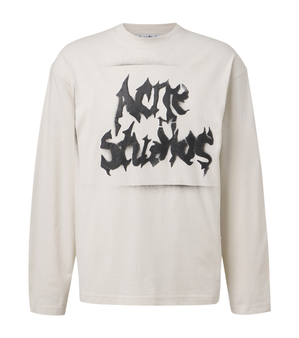 Acne Studios Logo cotton-blend jersey T-shirt