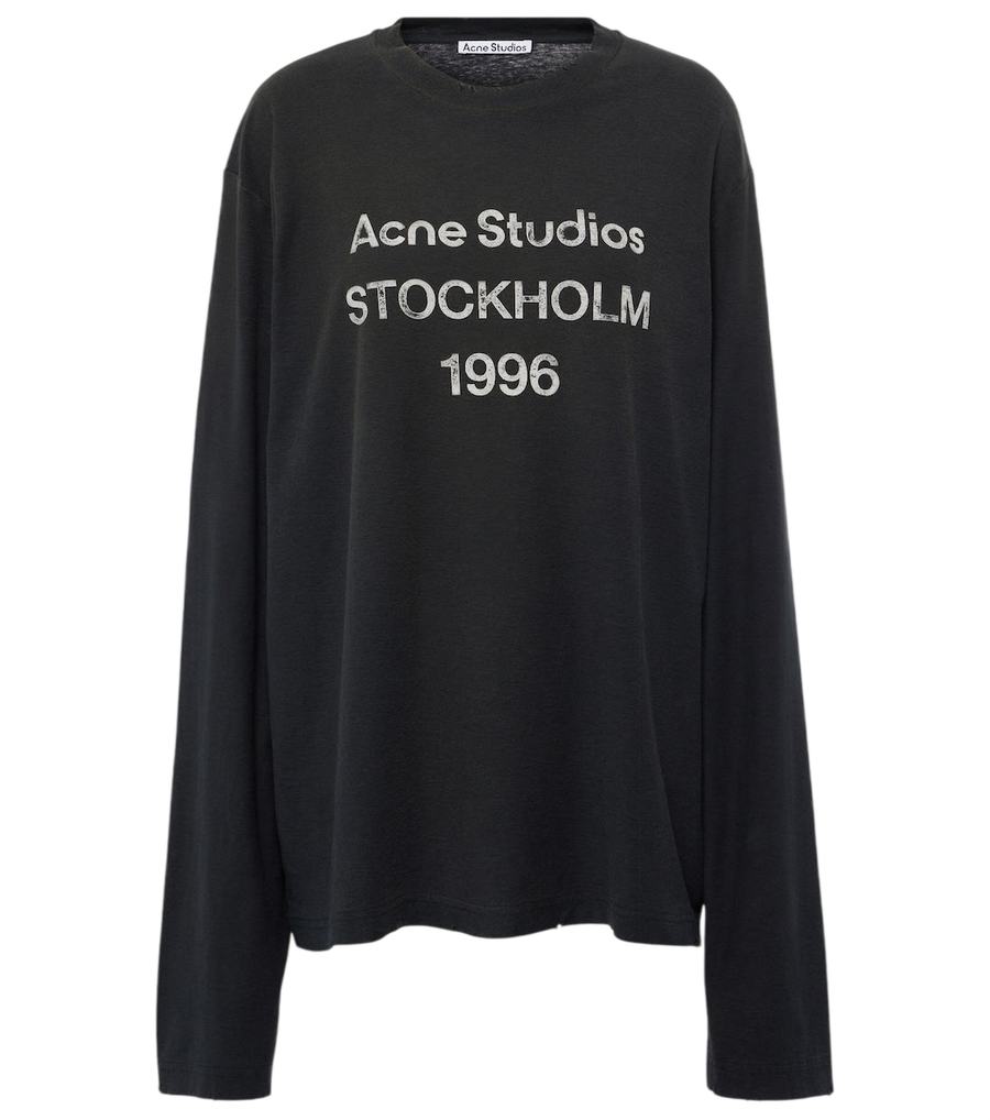 Acne Studios Logo cotton-blend T-shirt