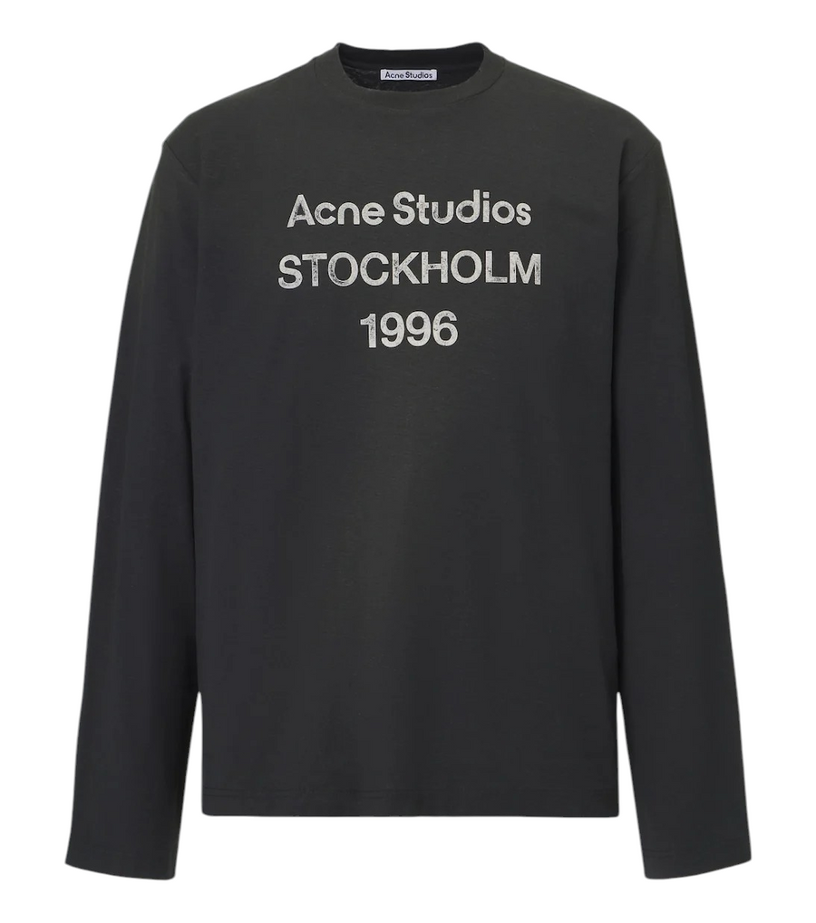 Acne Studios Logo distressed jersey T-shirt