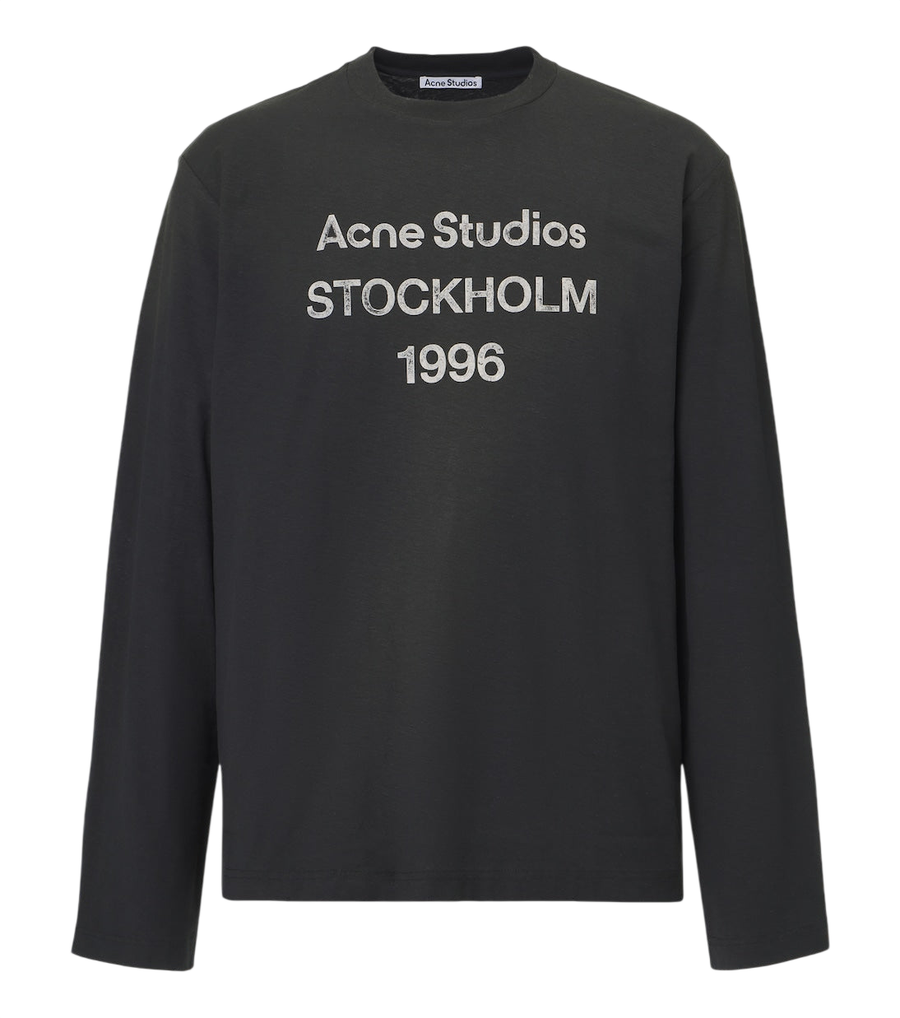 Acne Studios Logo distressed jersey T-shirt