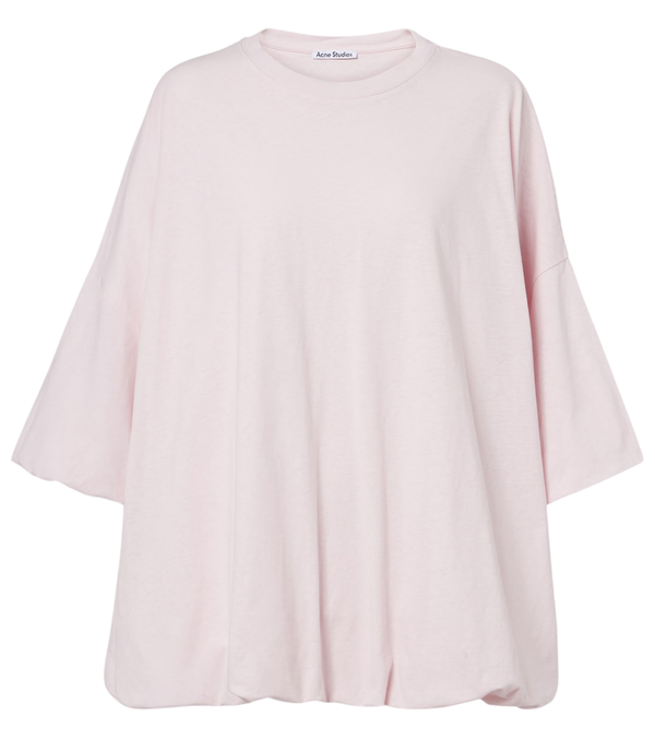 Acne Studios T-shirt oversize in jersey di misto cotone