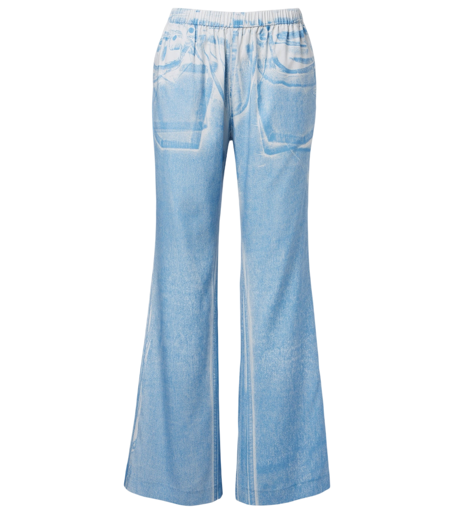 Acne Studios Printed wide-leg pants