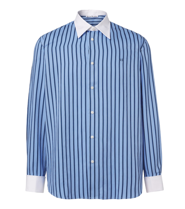Acne Studios Striped satin twill shirt