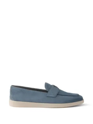 Prada suede loafers