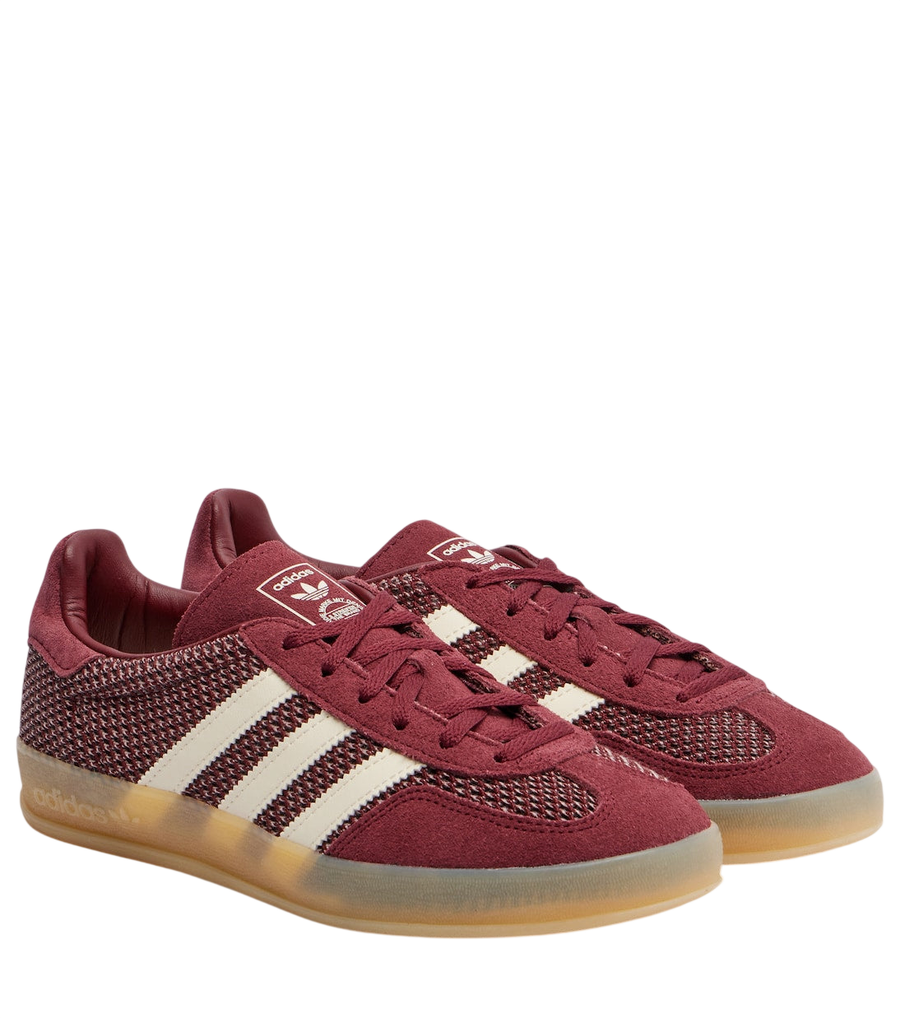 Adidas Gazelle Indoor suede-trimmed sneakers