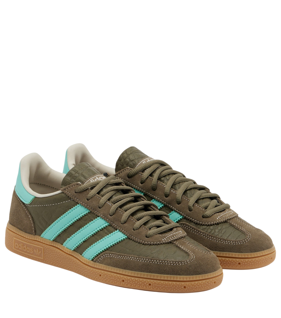 Adidas Handball Spezial croc-effect leather sneakers