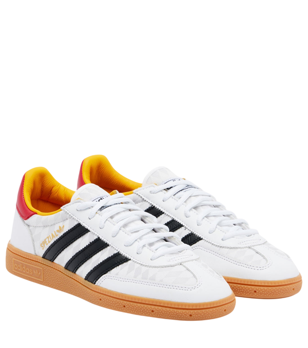 Adidas Handball Spezial leather-trimmed sneakers