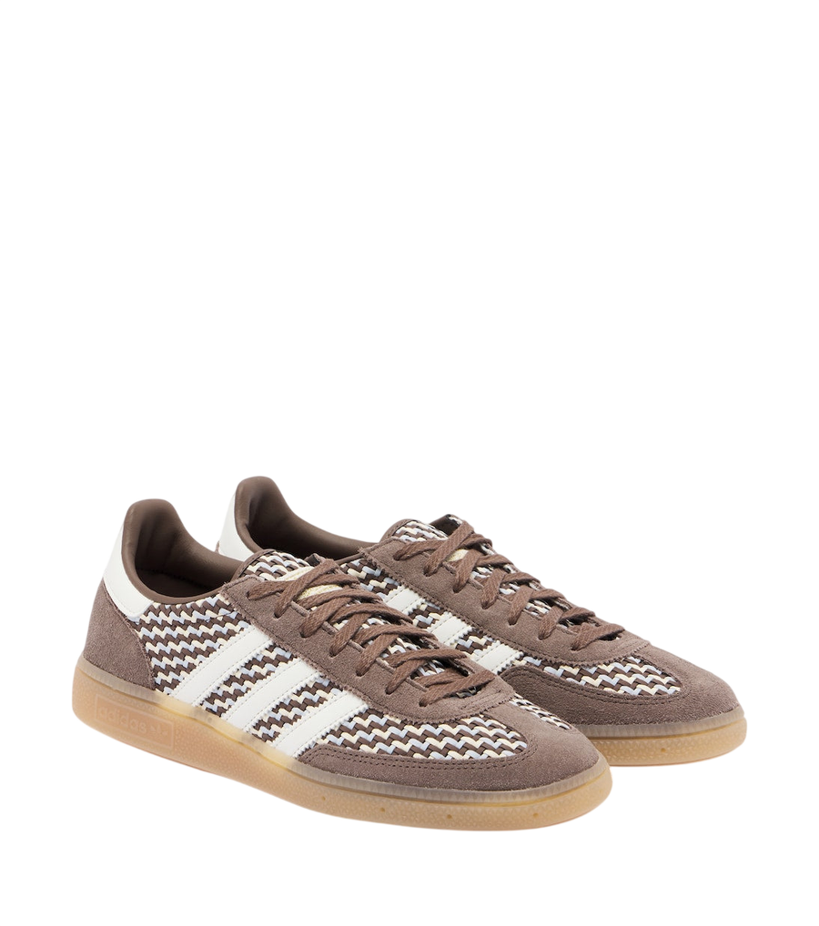 Adidas Handball Spezial suede-trimmed sneakers