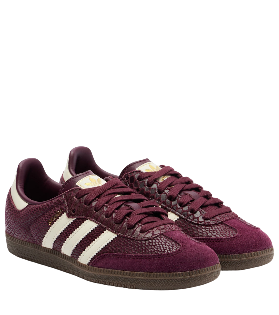 Adidas Samba OG snake-effect leather sneakers