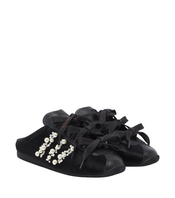 Adidas x Simone Rocha Japan calf hair mules