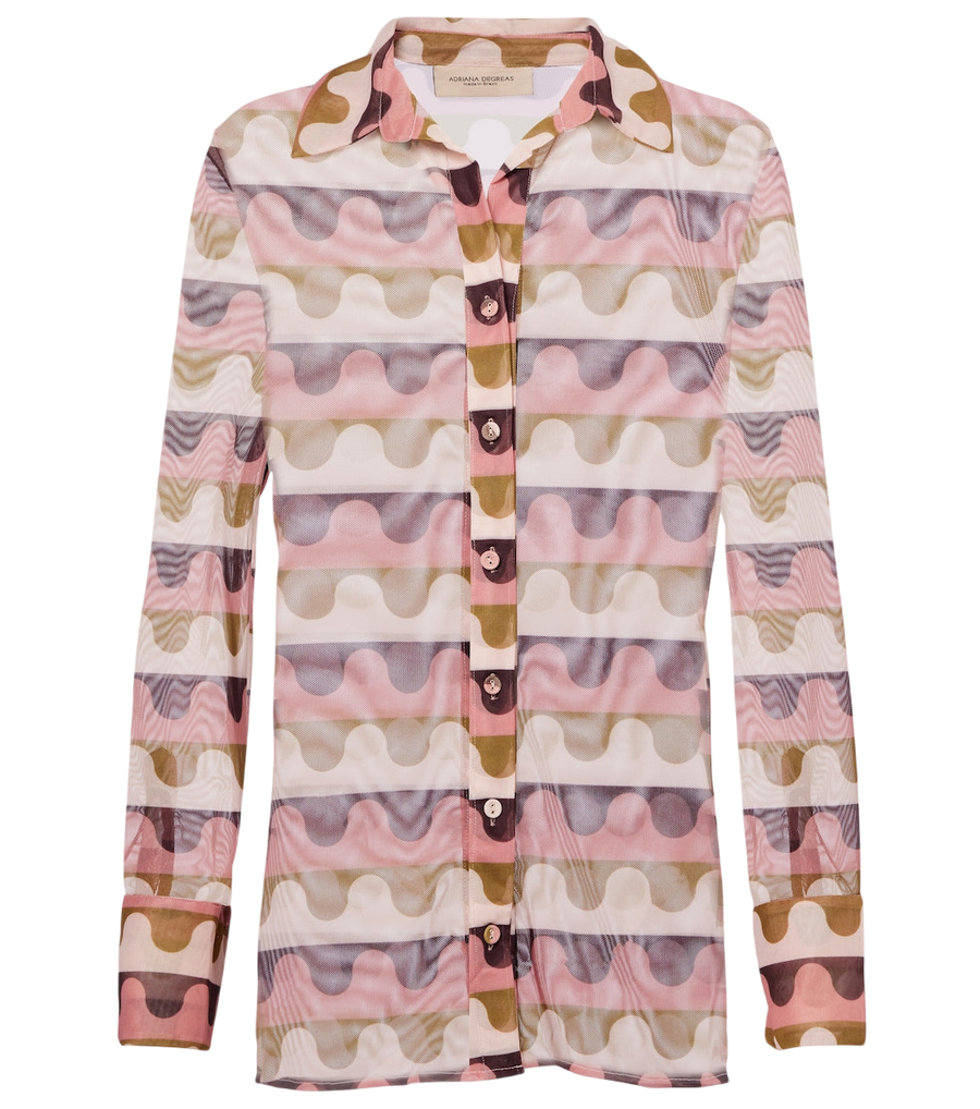 Camisa estampada Giardino de Adriana Degreas