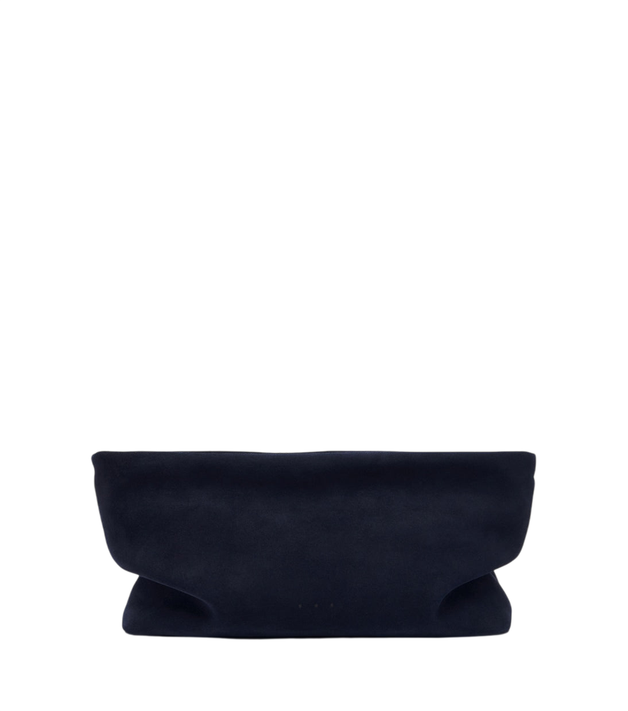 Aesther Ekme Nina Mini suede clutch