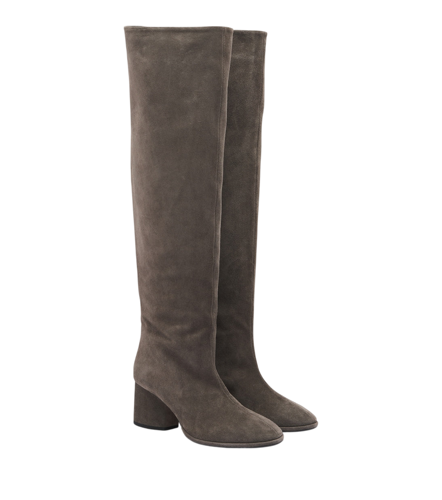 Aeyde Almut suede knee-high boots