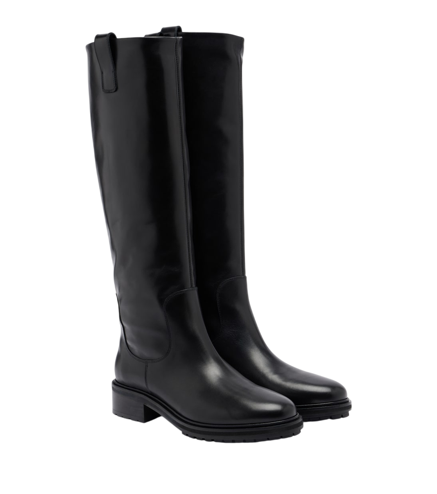 Aeyde Henry leather knee-high boots