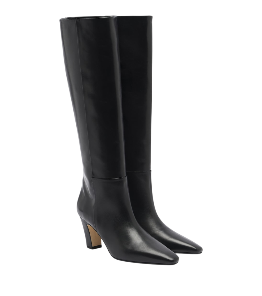 Aeyde Silva leather knee-high boots
