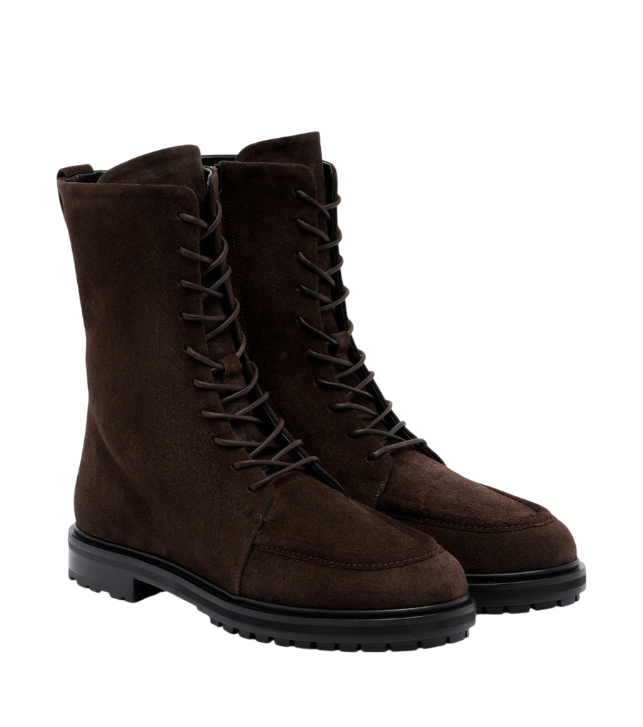 Aeyde Tate suede lace-up boots