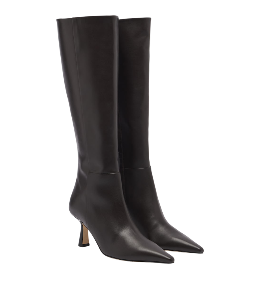 Aeyde Vina leather knee-high boots