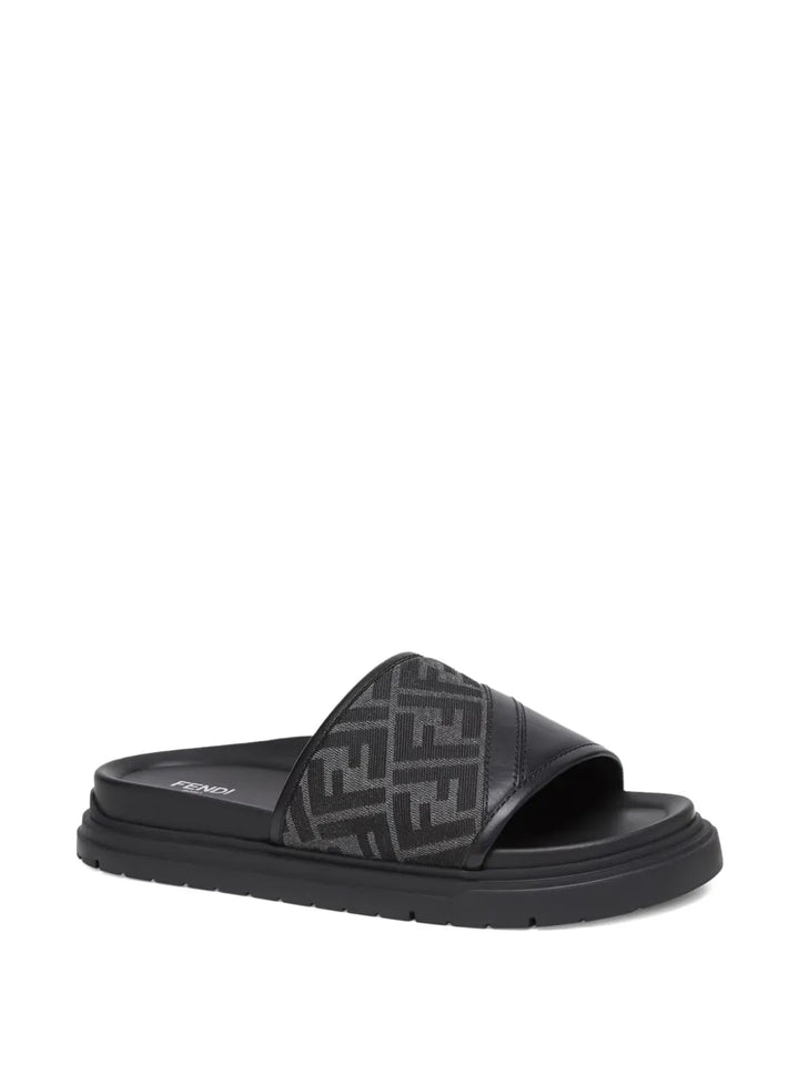FENDI Diagonal FF jacquard sandals