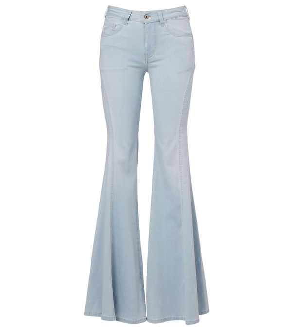 AG Jeans Jeans a zampa d'elefante a vita alta Ibiza